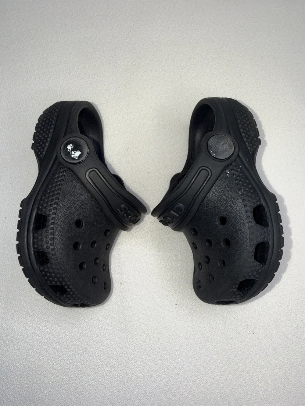 CROCS Kids Black Classic Clog Sandals
